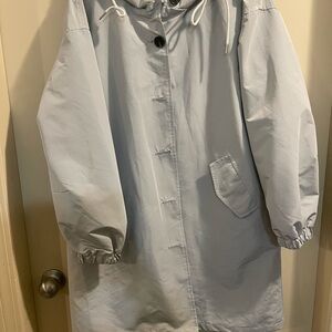 Nordstrom Light Gray Trench Coat